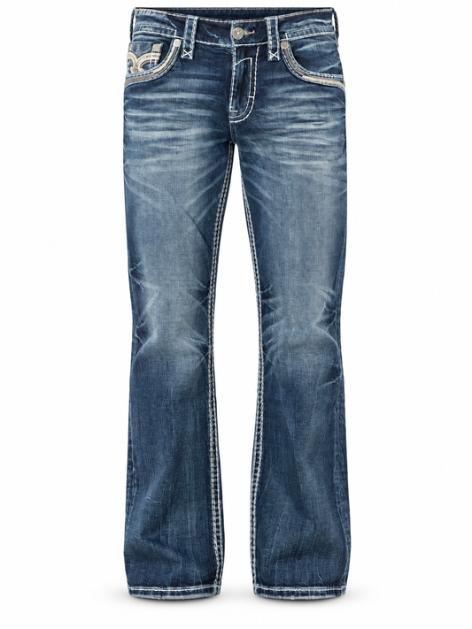 JADYN B202 Jeans – Vorderansicht ohne Model auf weißem Hintergrund