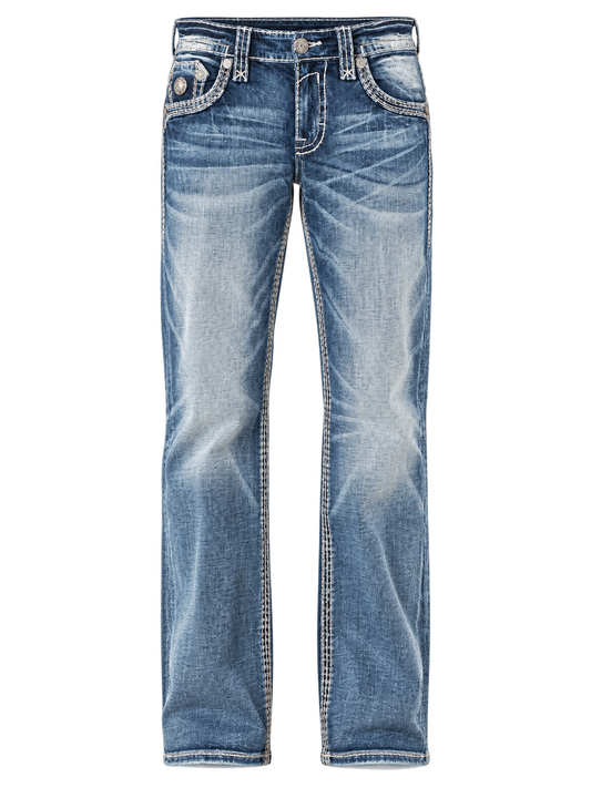 RP3918B206 Jeans Vorderansicht ohne Model auf weißem Hintergrund
