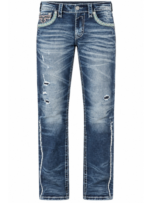 JAKUB J202 Jeans – Vorderansicht ohne Model auf weißem Hintergrund