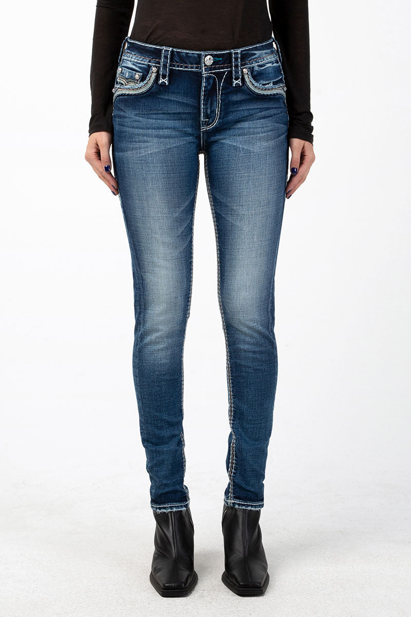 Zinnia S202 Rock Revival Jeans Damen