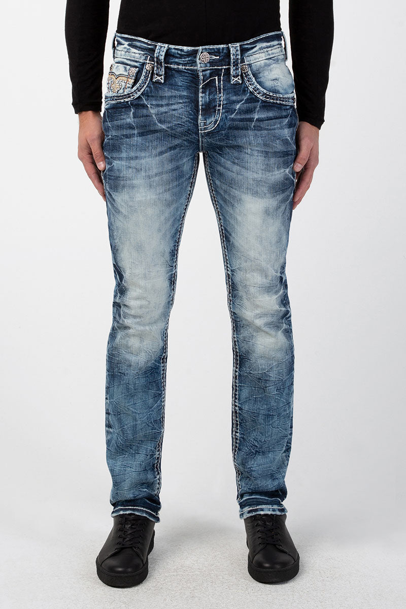 Logan A200 Rock Revival Jeans Herren