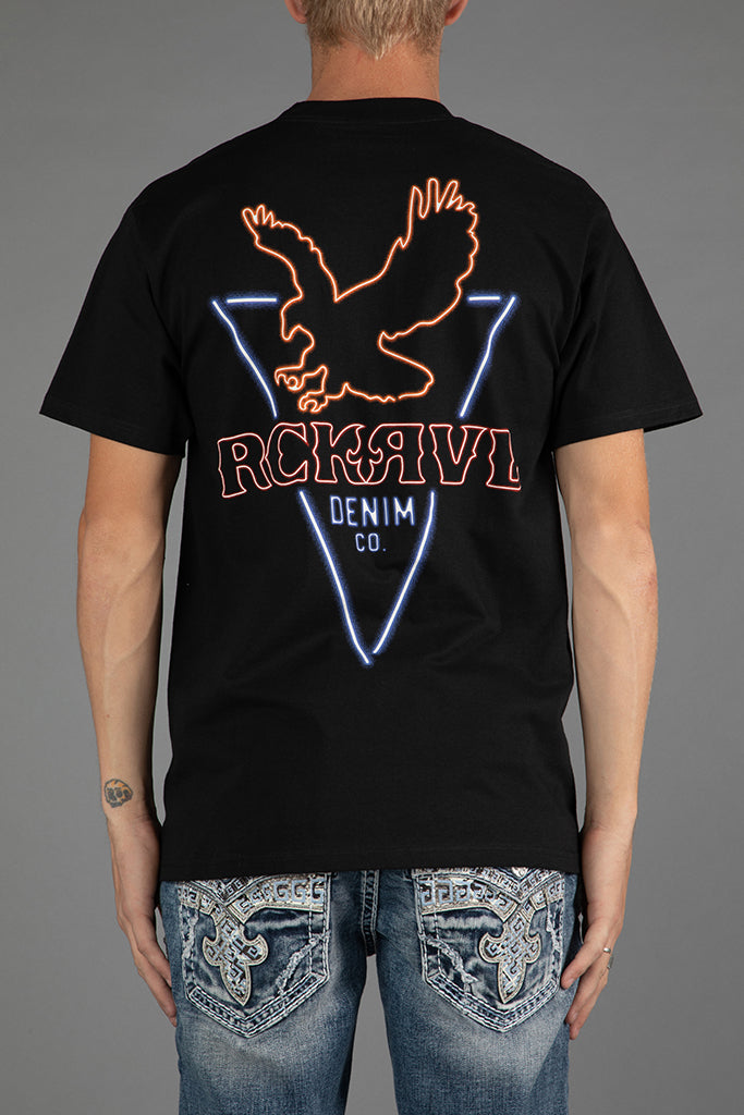 Rock Revival T-Shirt „Neon Eagle“