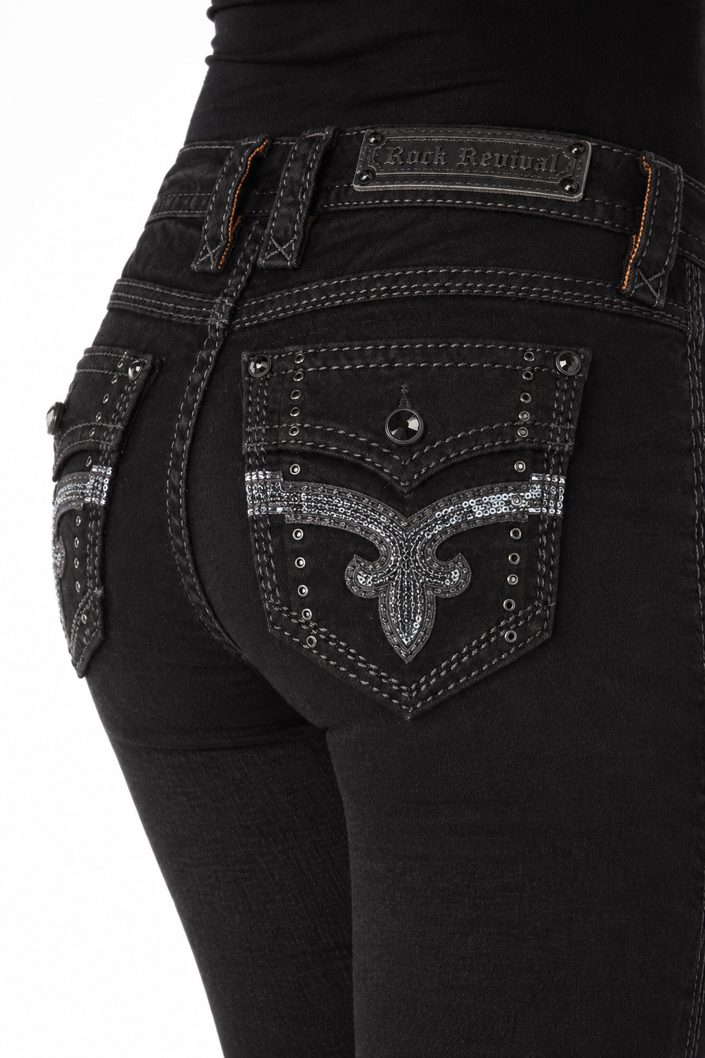 RR-RP2549S201 Gesäßtasche am Model, weißer Hintergrund