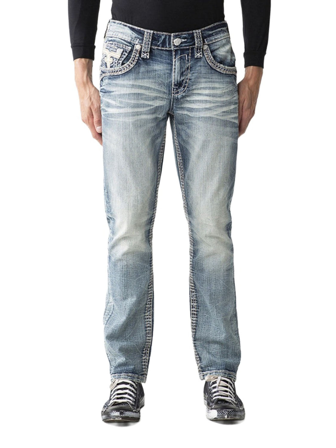 BAIRD A203 Jeans – Vorderansicht am Model