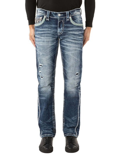 JAKUB J202 Jeans – Vorderansicht am Model auf weißem Hintergrund
