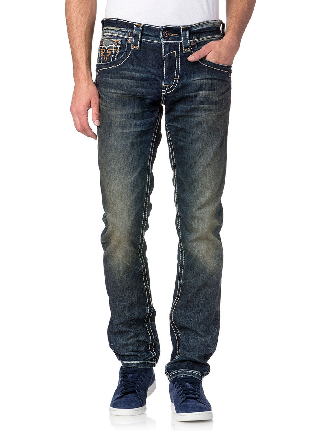 Rock Revival デニム 25インチ スリムフィット swag Ziv A3 Rock Revival Jeans Herren – Rock Revival Store