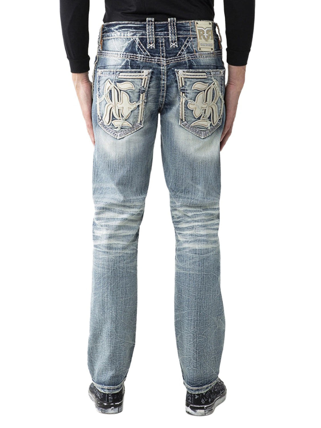 BAIRD A203 Jeans – Rückansicht am Model