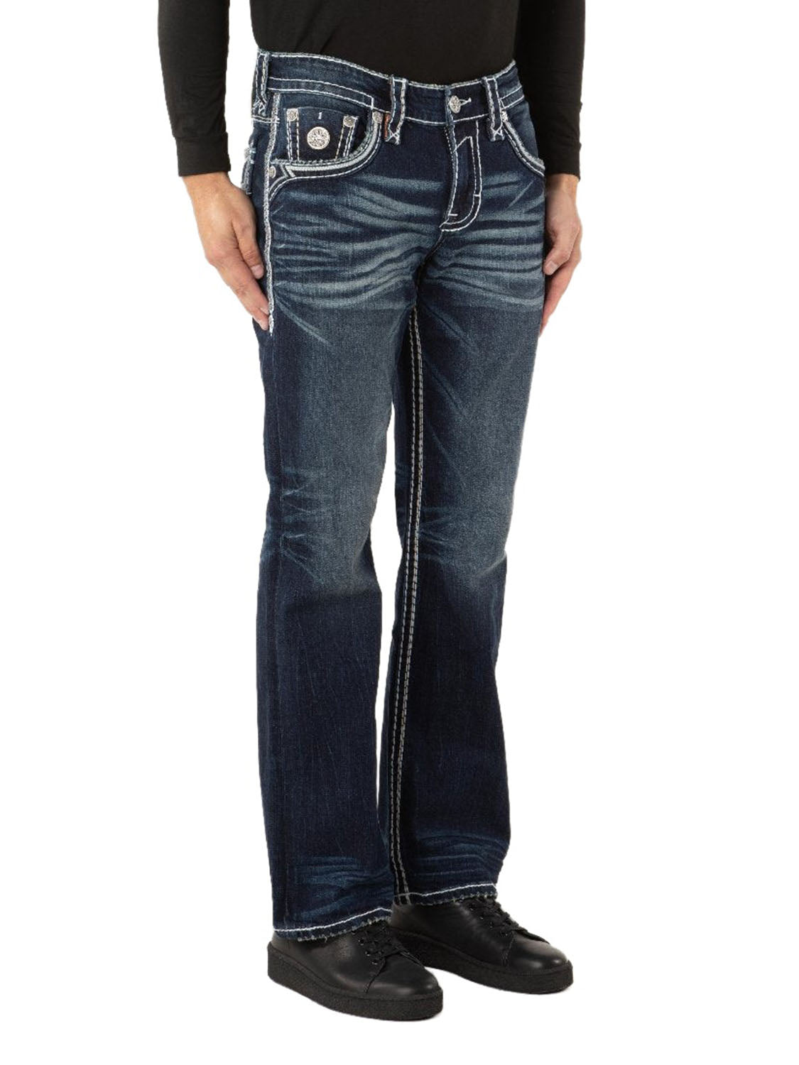 ALVIN B200 Jeans – 45-Grad-Ansicht am Model