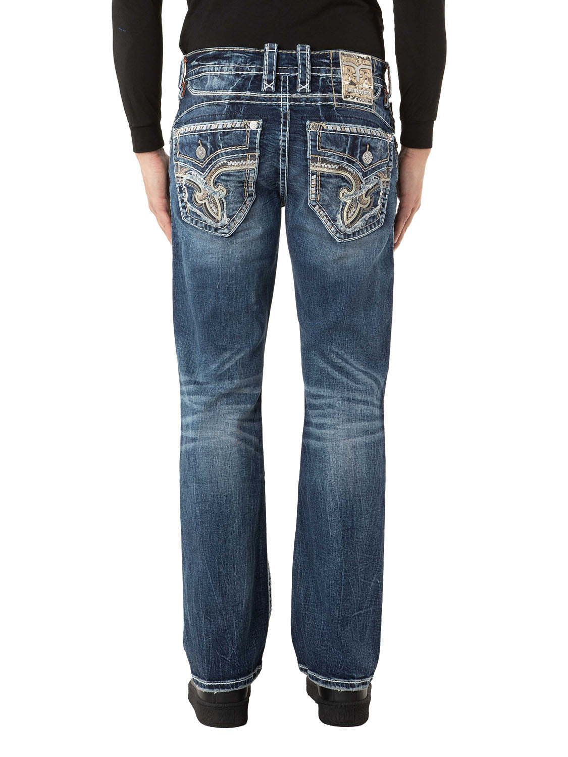 JADYN B202 Jeans – Rückansicht am Model auf weißem Hintergrund