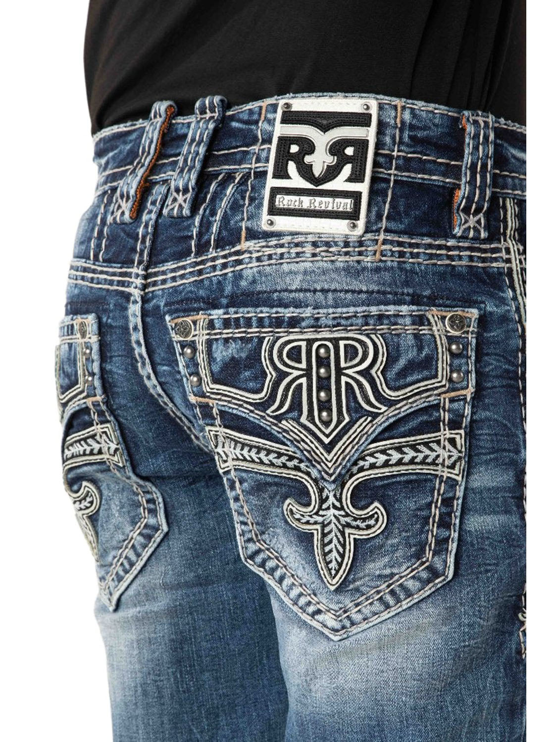 ARES A202 Jeans – Detail der Gesäßtasche