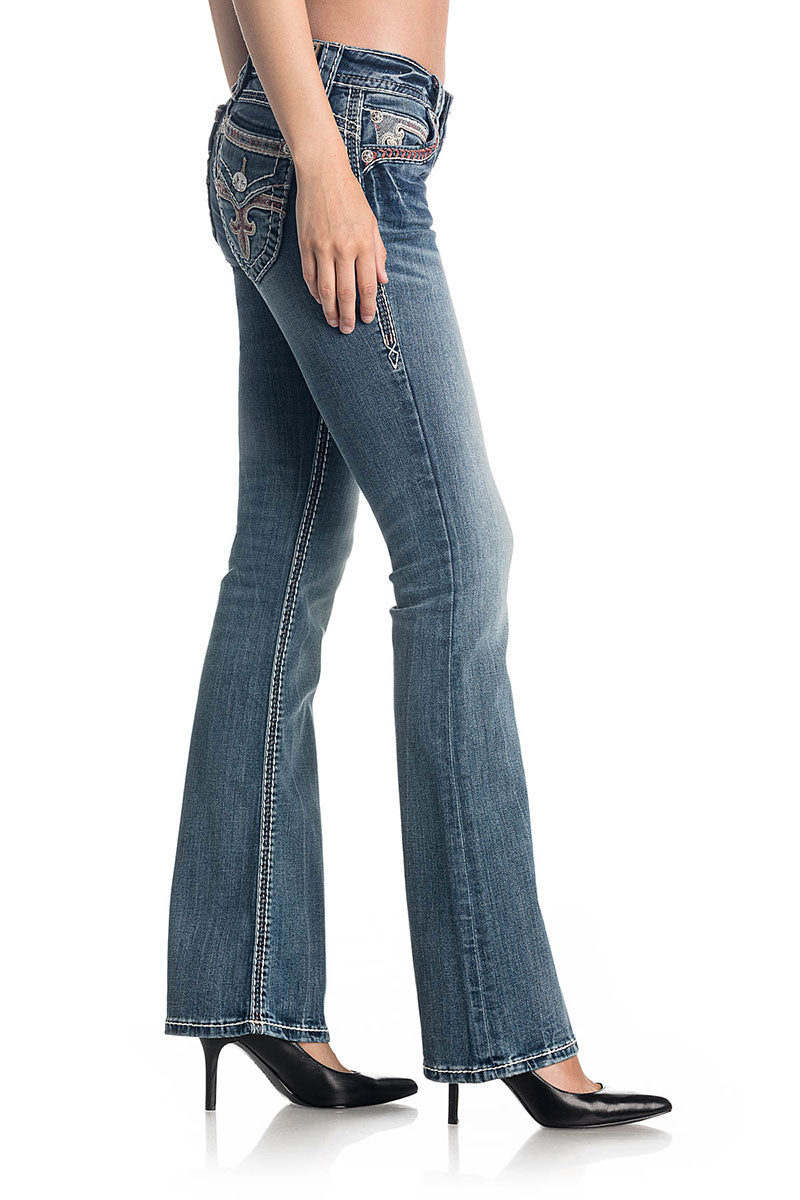 Luz B1 Rock Revival Jeans Damen 