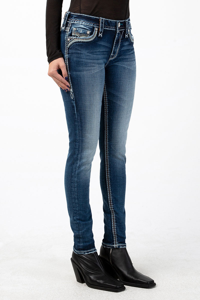 Zinnia S202 Rock Revival Jeans Damen