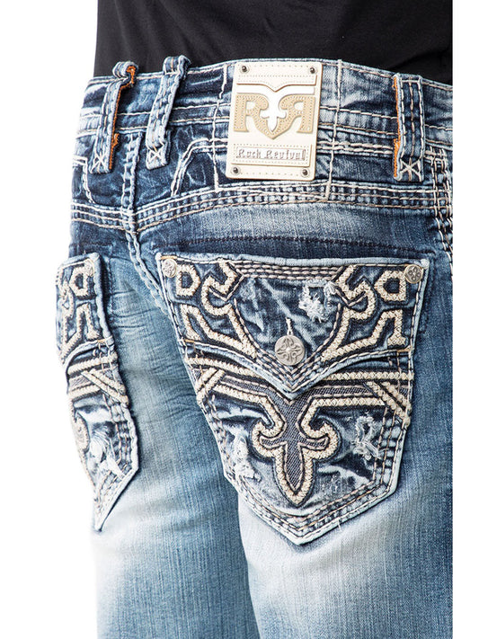 Kinsly A202 Jeans – Detail der hinteren Gesäßtasche