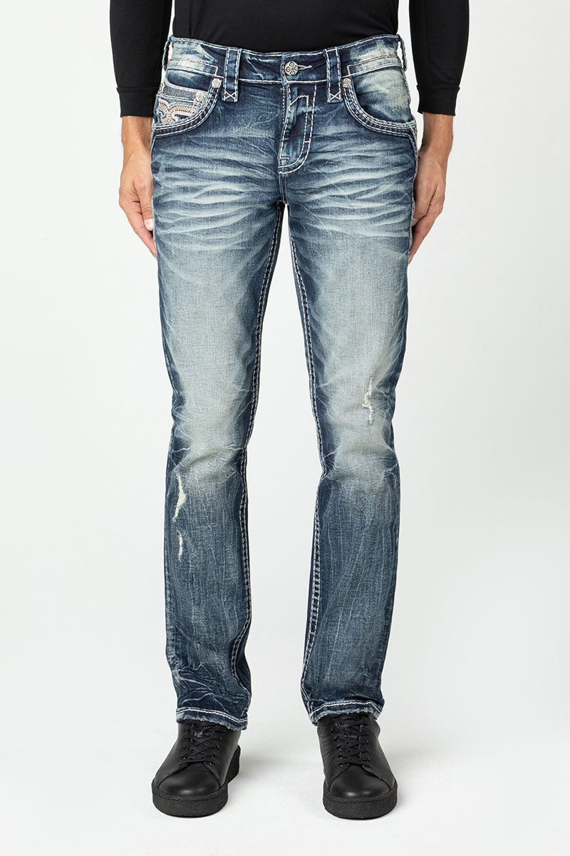 Lyndon A203 Rock Revival Jeans Herren