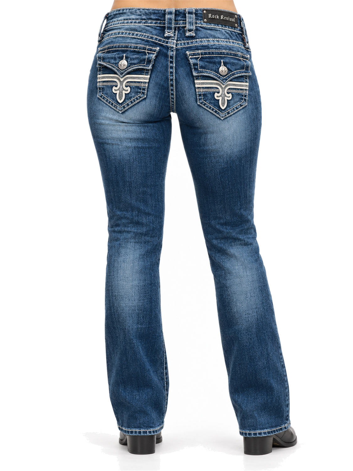 Rock Revival Tori T13 Damenjeans – Rückansicht am Model