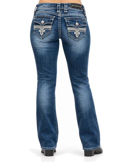 Rock Revival Tori T13 Damenjeans – Rückansicht am Model
